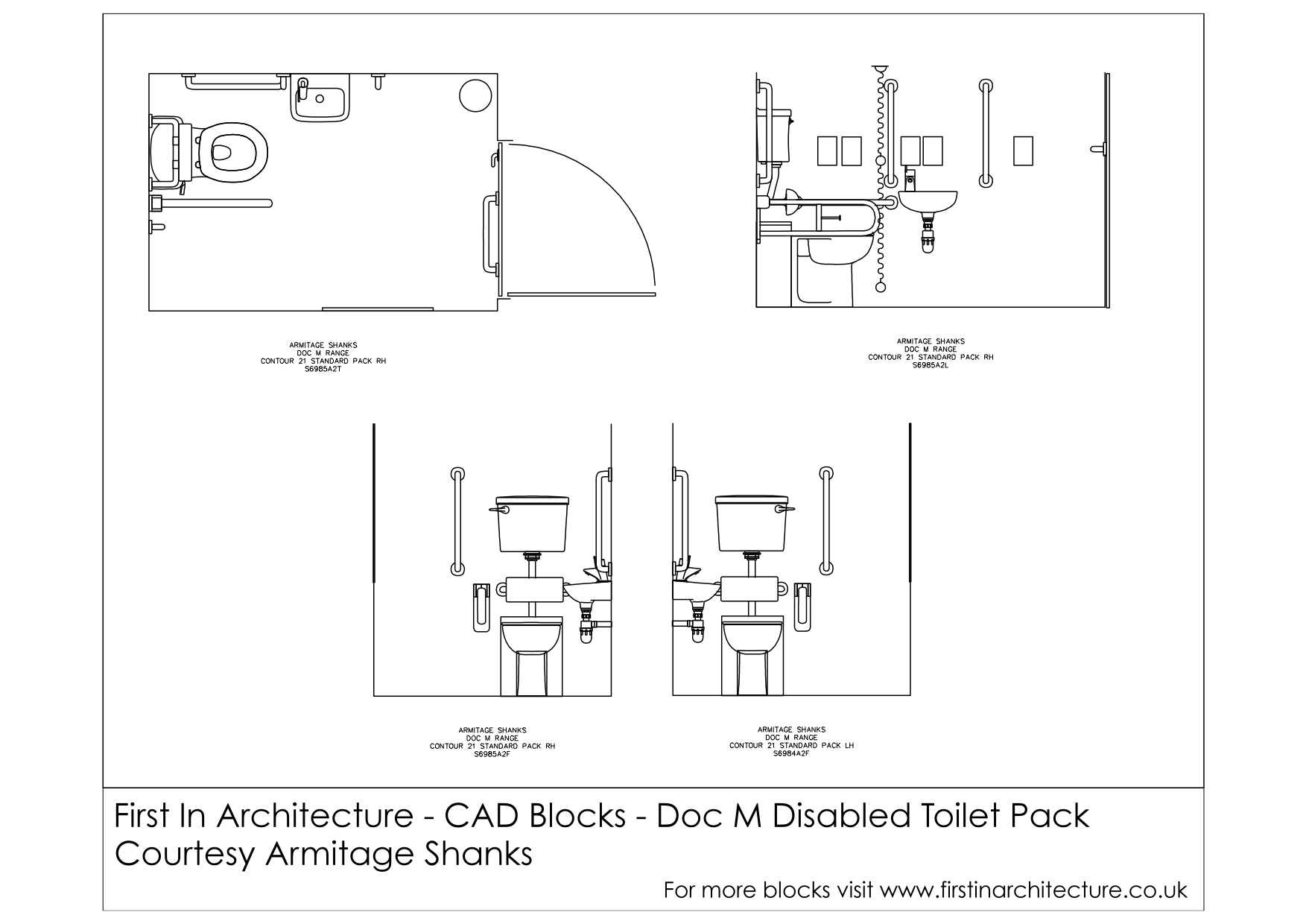 ambulant toilet cad block Dwg dwgfree