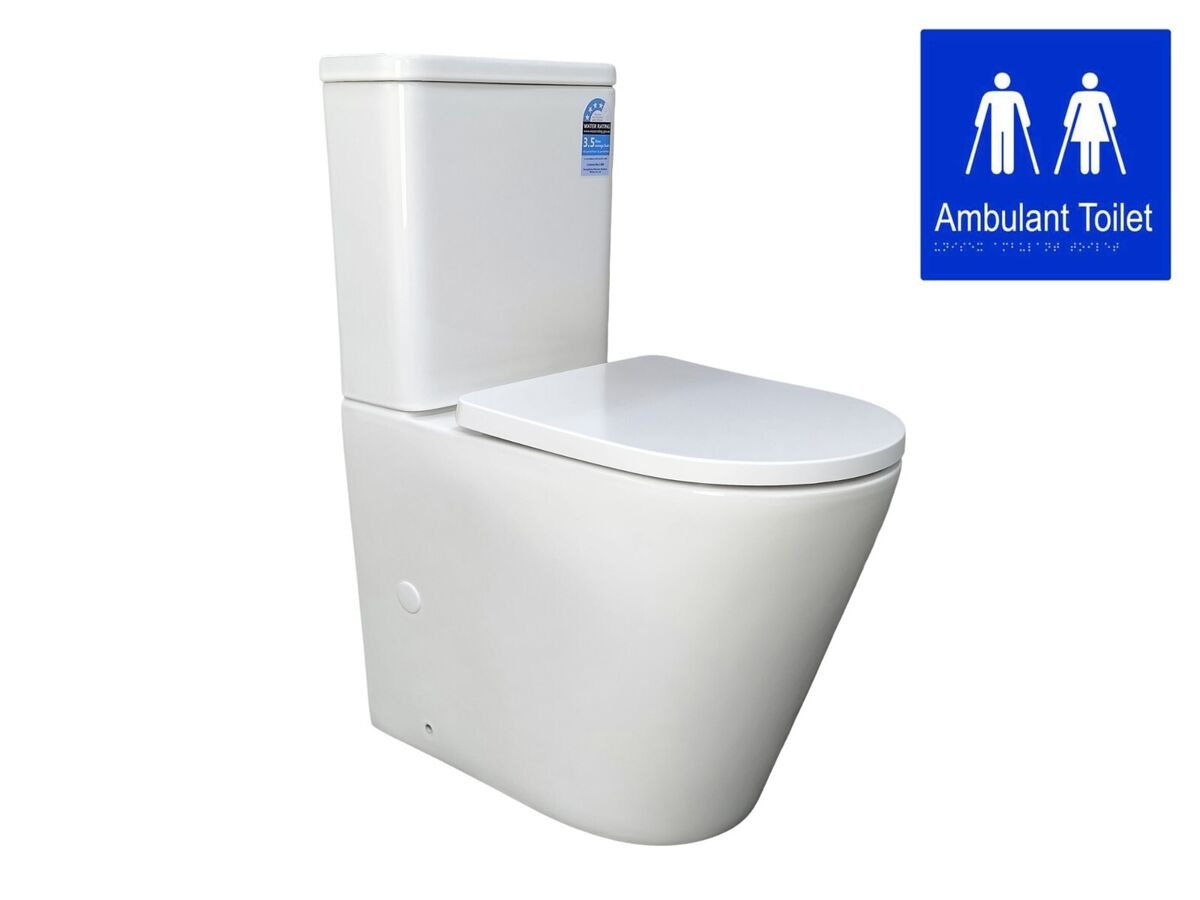 ambulant toilet door furniture Ambulant toilet suite as1428 disabled care trap faced wall toilets au