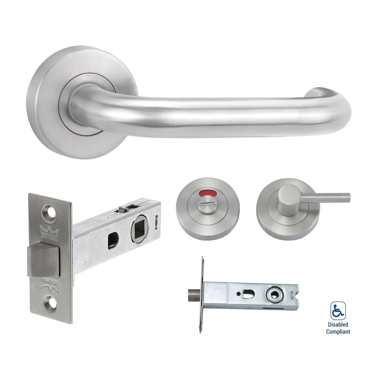 ambulant toilet door hardware Door toilet pack turn disabled ambulant lever bolt indicator privacy set hardware