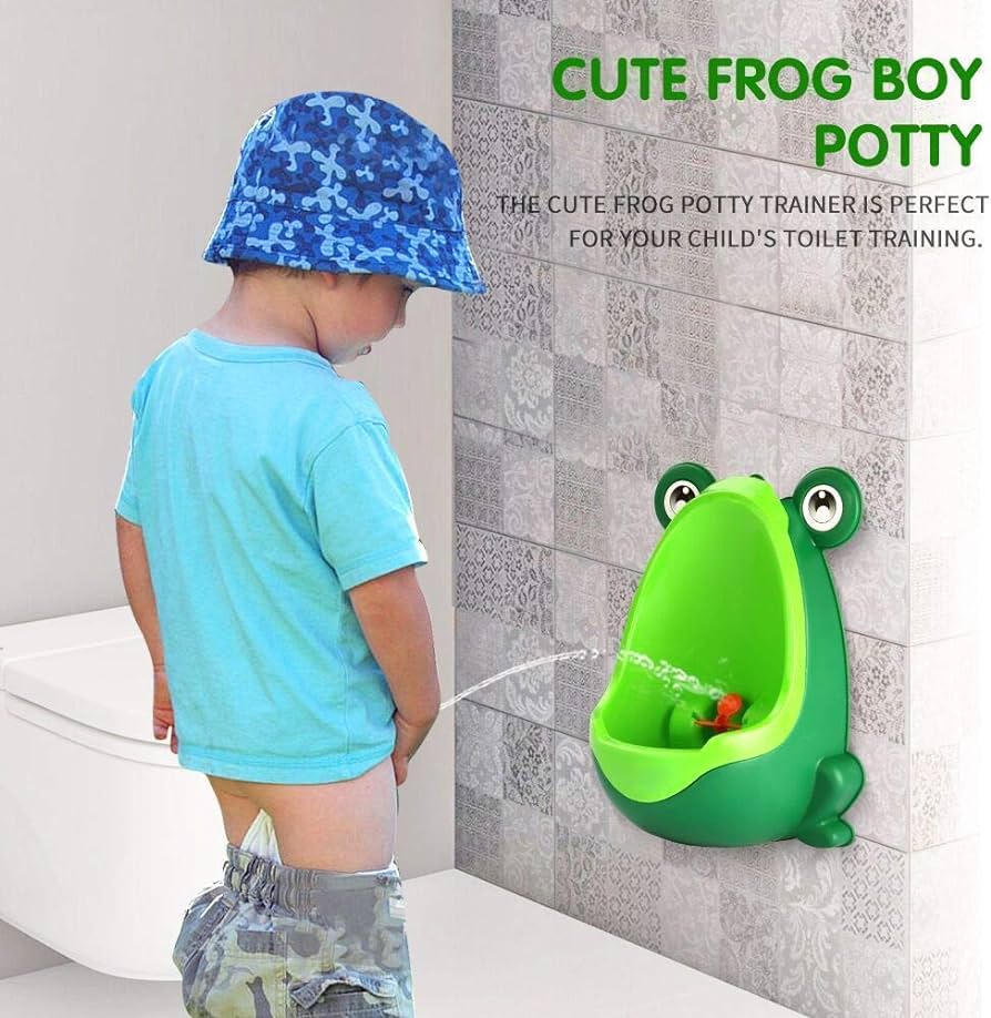 baby boy potty toilet training frog Frog urine potty urinal