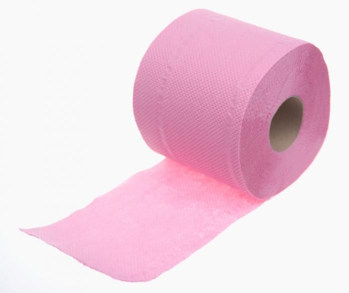 baby pink toilet paper I used to loooove colored tp lol