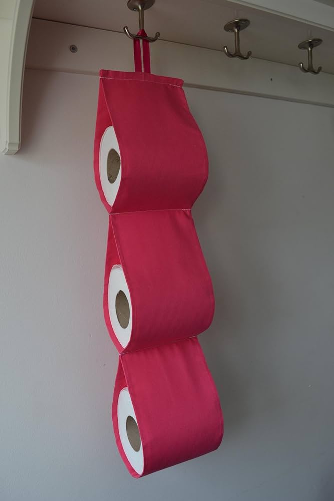 baby pink toilet roll holder Hot pink toilet roll holder