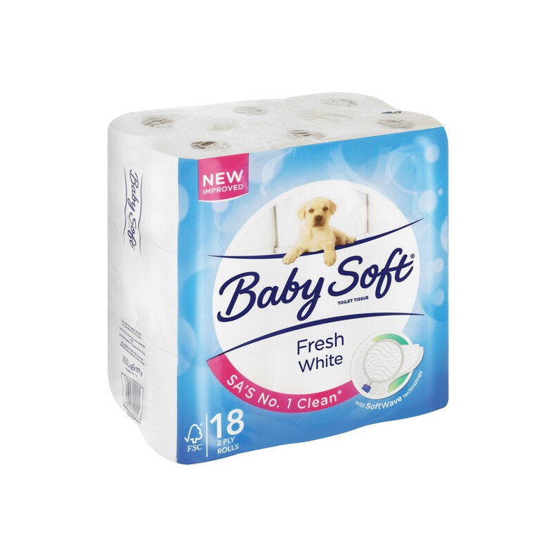 baby proof toilet paper Babysoft 2ply toilet paper 18s