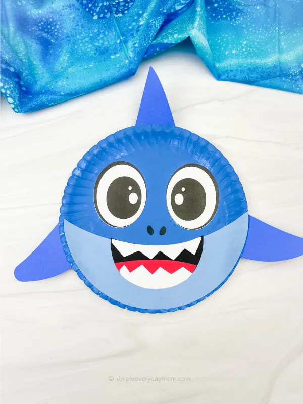 baby shark toddler toilet Baby shark paper plate kids craft and free template