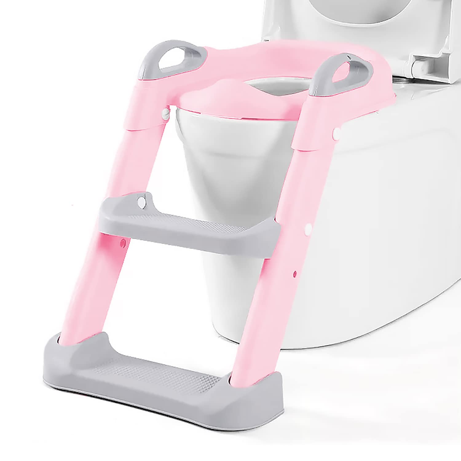 baby step toilet trainer Toilet potty step ladder trainer baby kids training seat toddler slip exercise safety non folding