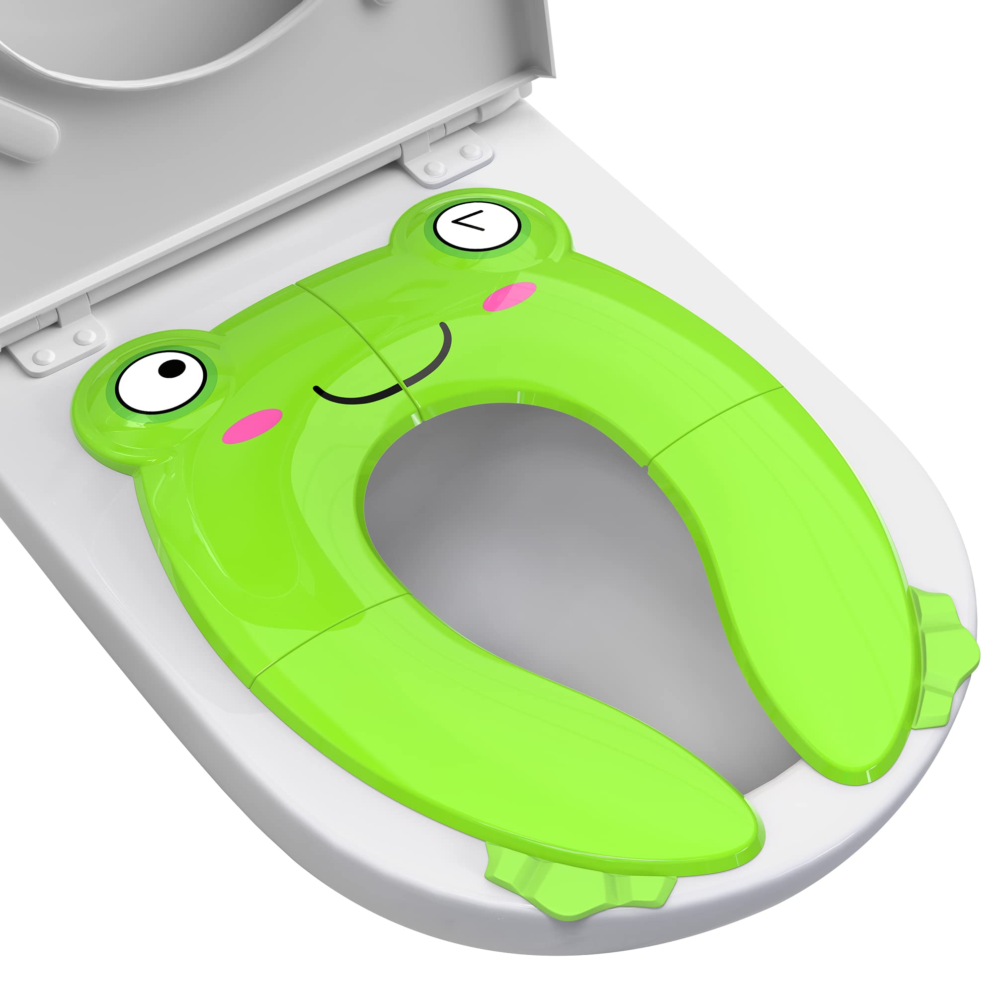 baby toilet in green color Toilet car portable foldable seat travel child outdoor baby