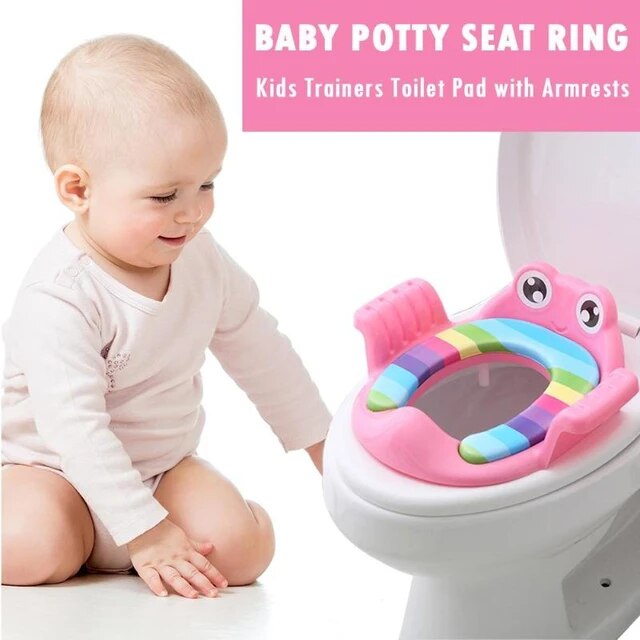 baby toilet potty seat Seat toilet potty baby kids boy training frog girls children potties safe trainers ring infant armrest armrests outdoor pad boys