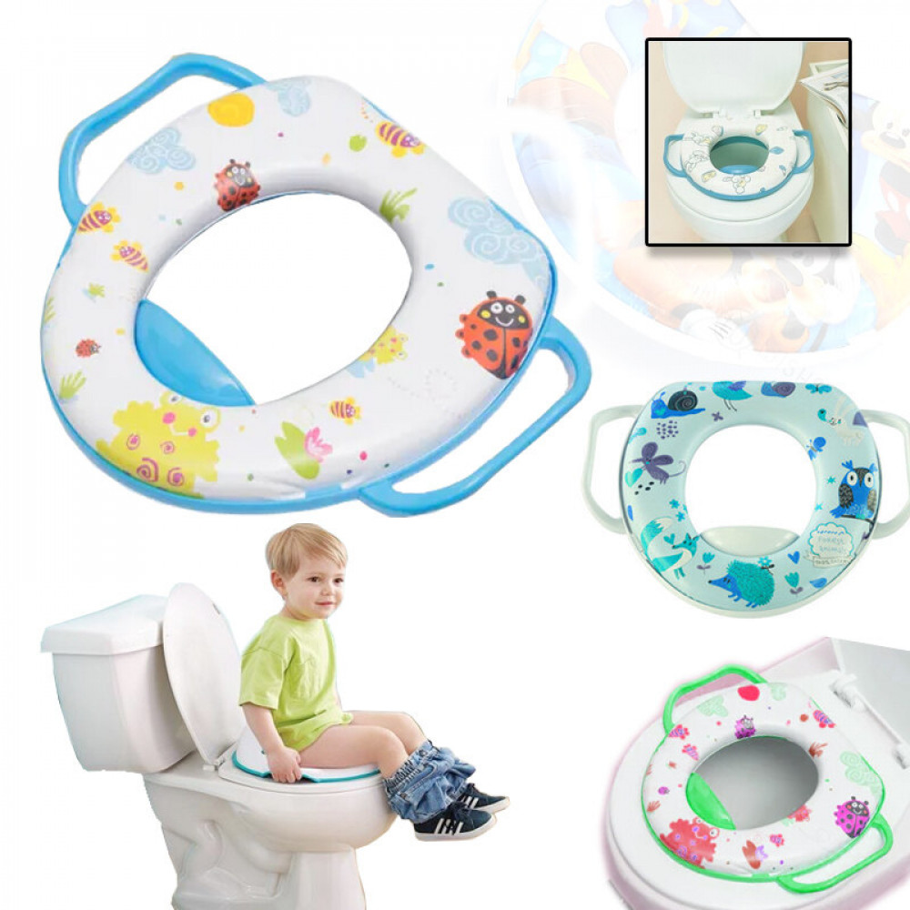 baby toilet seat daraz Baby soft toilet training seat cushion child seat with handles baby