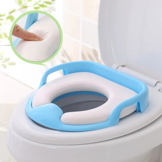 baby toilet seat game store Toilet seat handles baby cushion seats soft pedestal training 1pc pan child kids potty infant pad ring children