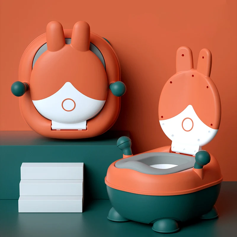 baby toilet seat handle Toilet seat multifunction rabbit portable pot ring training child head baby