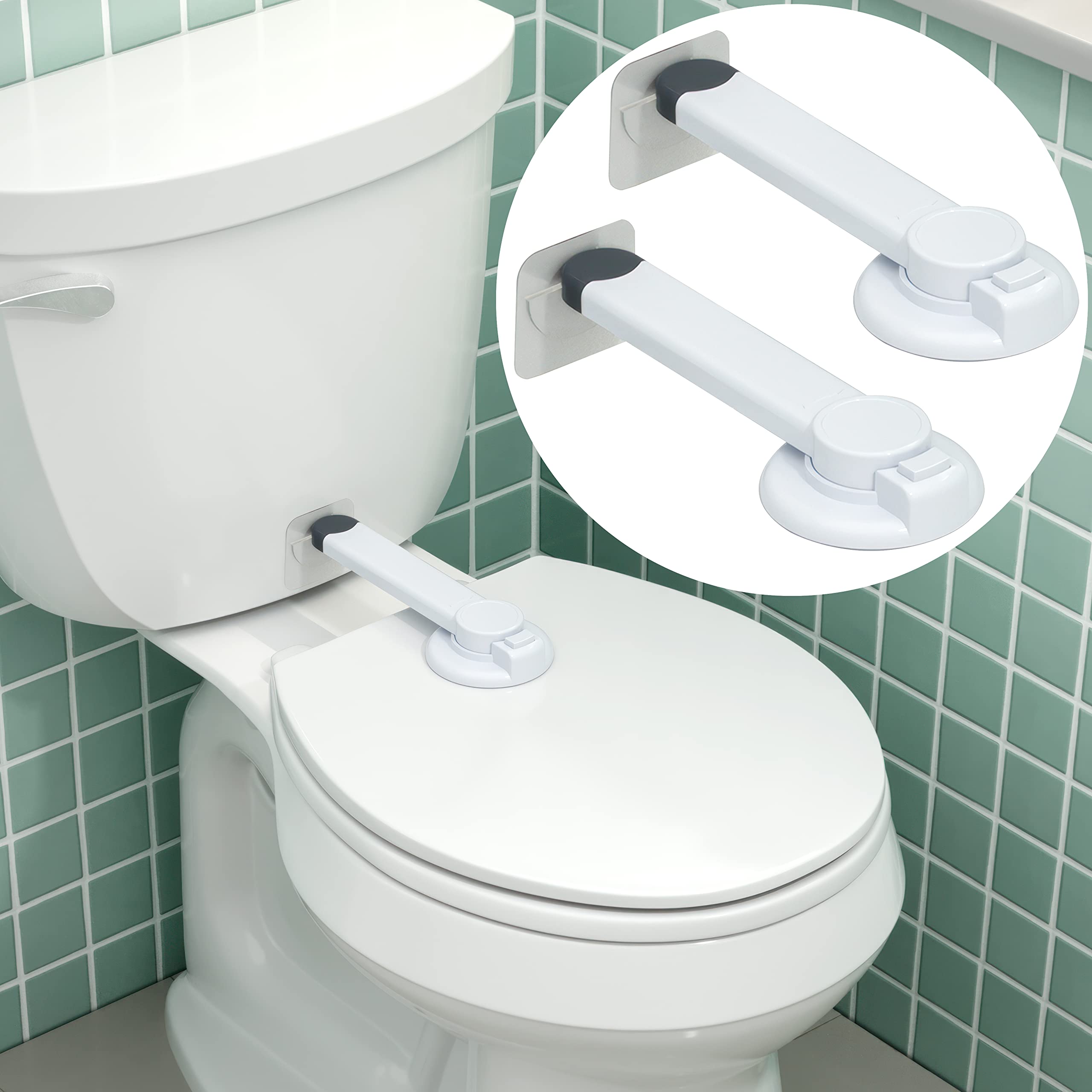 baby toilet seat lock Baby toilet lock (2 pack) ideal baby proof toilet lid lock with arm