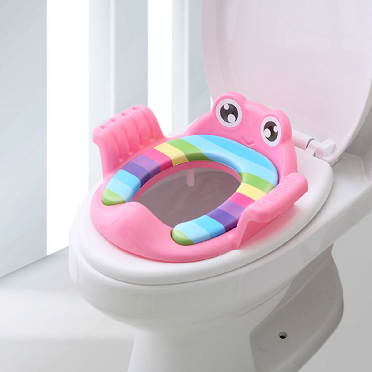 baby toilet seats asda Baby soft padded toilet seat with handles toddler kids safe