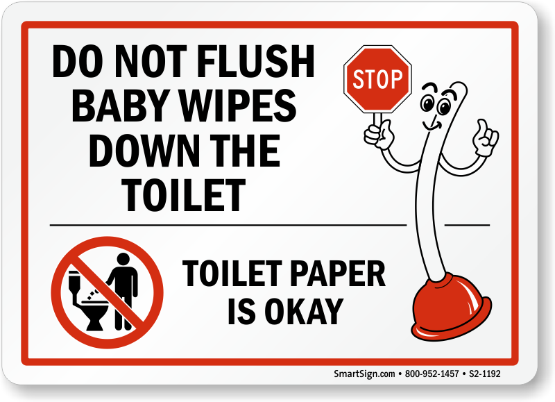 baby wipes clogged my toilet Baby wipes & 7 other things you should never flush down the toilet