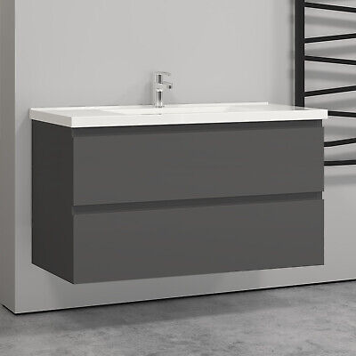 bathroom sink cabinet ebay 600mm 800mm bathroom vanity unit basin sink wall hung floor standing