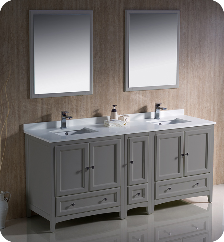bathroom sink cabinets grey Bathroom cabinets oxford sinks sink gray traditional double