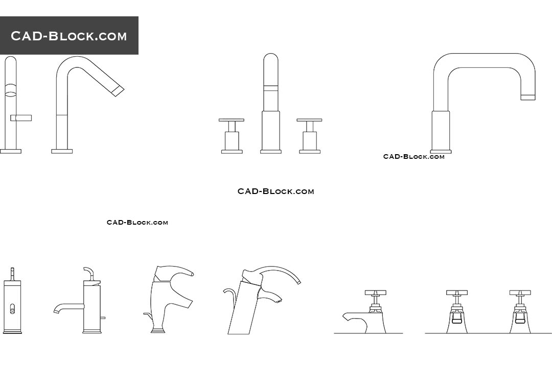 bathroom sink faucet cad block Cad blocks shower bathroom toilets sinks heads faucets block kitchen downloadable archdaily