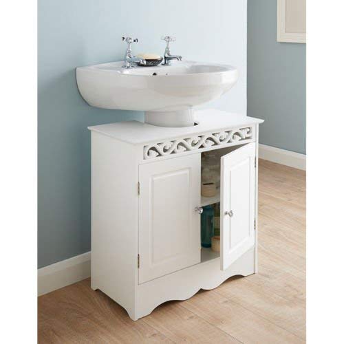 bathroom sink in cabinet Carved design under sink cabinet white bathroom g-0108 on onbuy