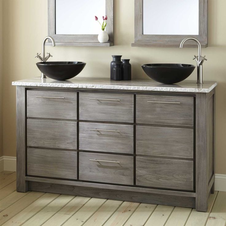 bathroom sink with makeup vanity Vanity makeup sink bathroom combo area vanities wash single sinks teak cabinets vessel venica gray visit ikea