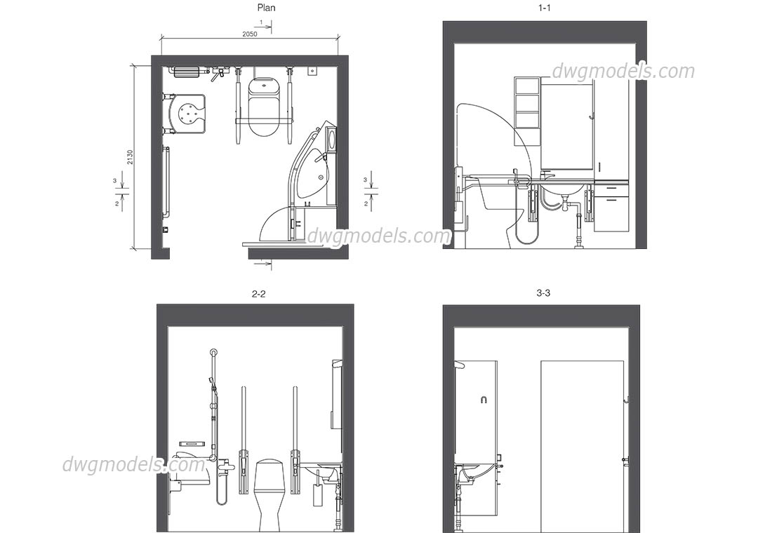 cad block disabled toilet Toilet autocad elevation drawing detail cad disabled dwg block plan bathroom layout blocks drawings plans wc sanitary file ware