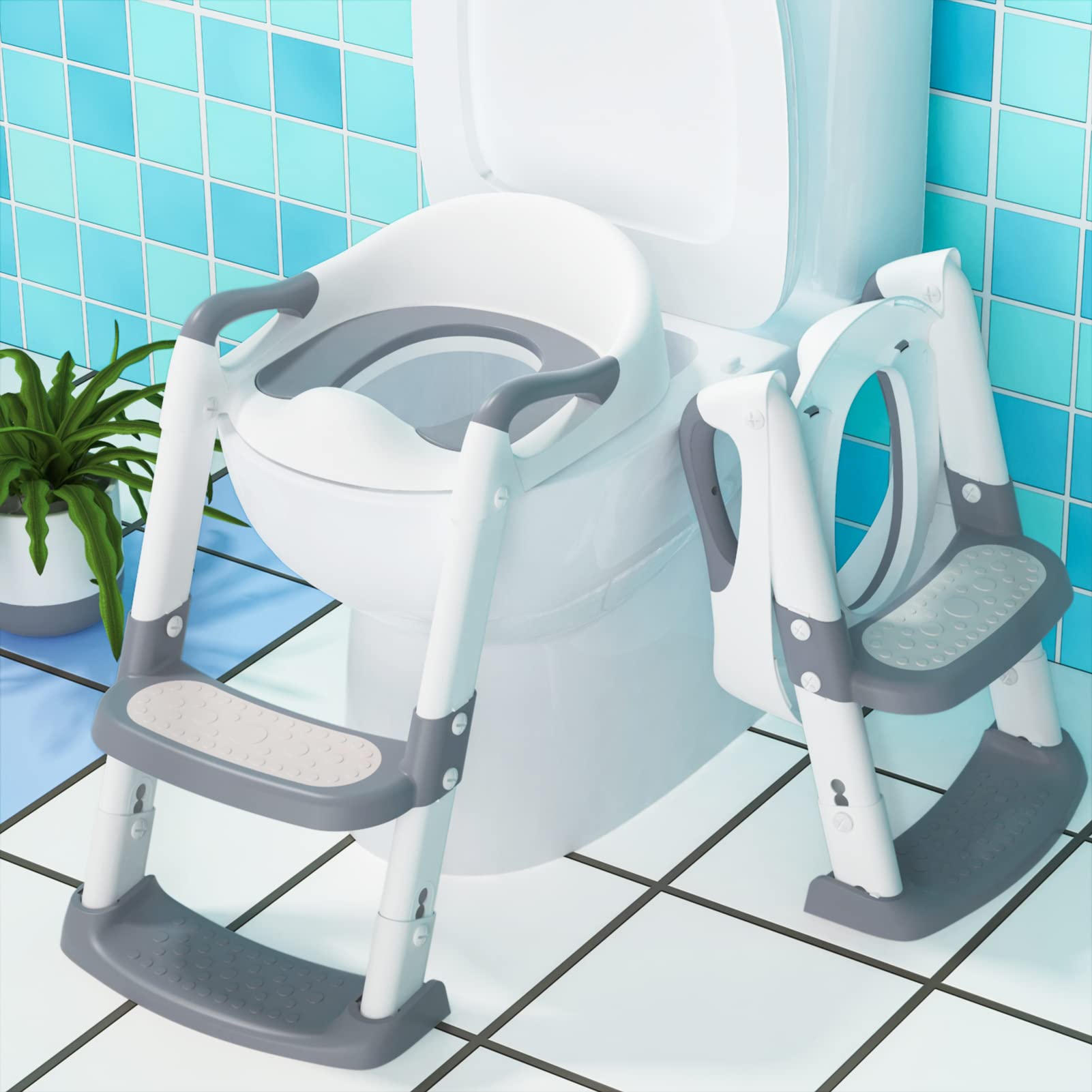 child toilet seat ladder New baby kids/toddler/child toilet potty training step ladder loo seat