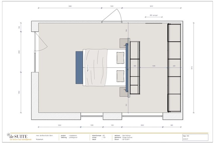 floor plans master bedroom Layout slaapkamer plattegrond inrichten plattegronden woonkamer