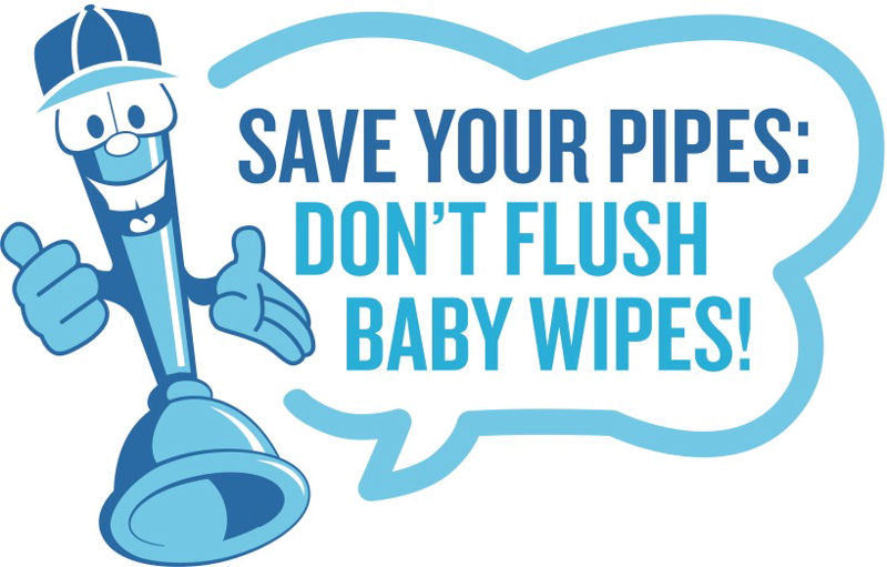 flushing baby wipes down toilet Maine wins epa award for wipes campaign