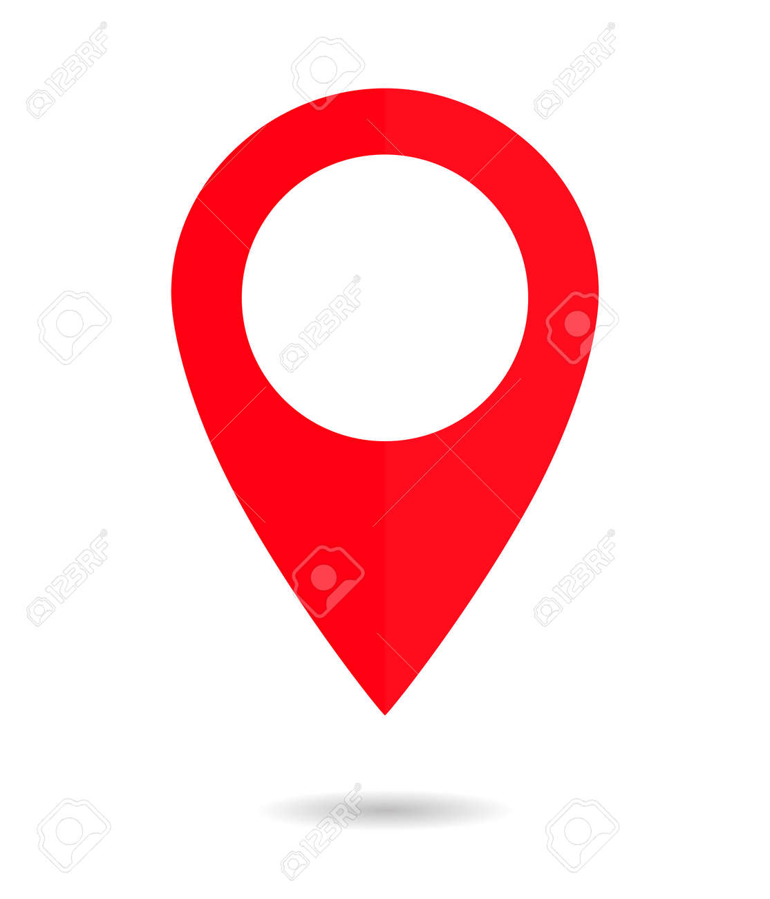 Free Download Position Location marking pushpin red position marker cartography preview