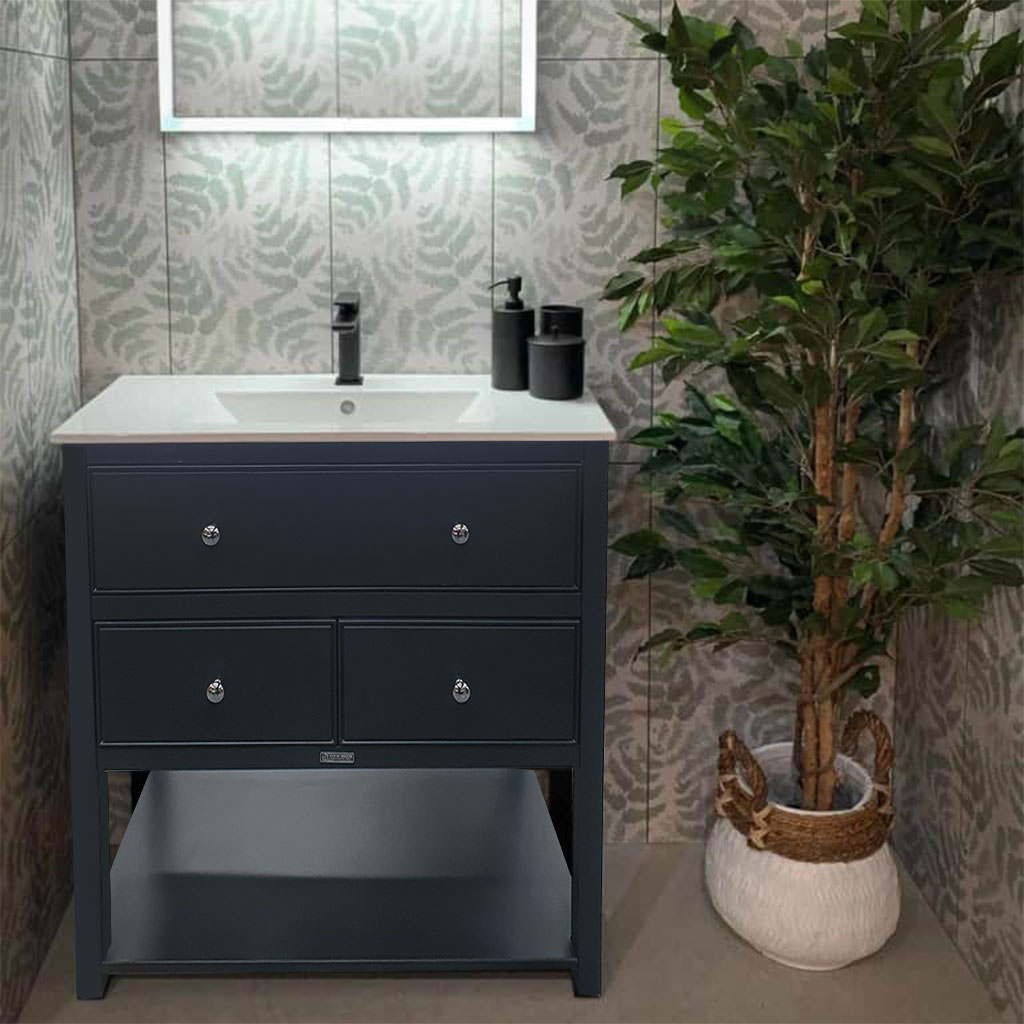 grey bathroom furniture slimline Modernbathroomcabinet vanities 40inch drawers
