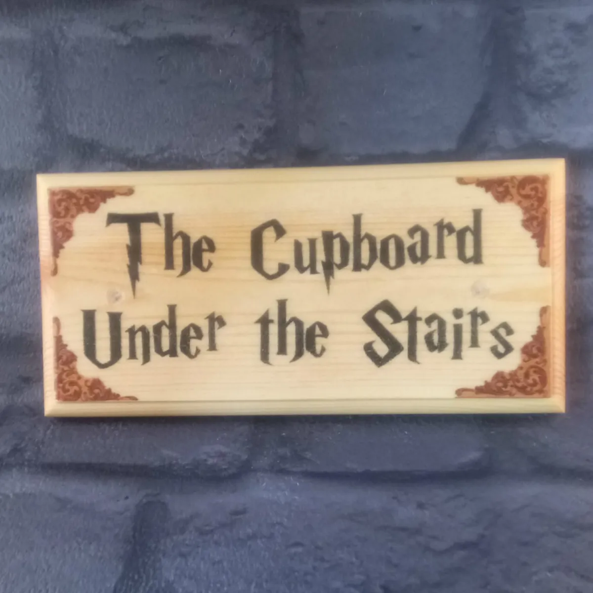 harry potter under the stairs sign Potter harry stairs under cupboard sign room plaque signs present gift house