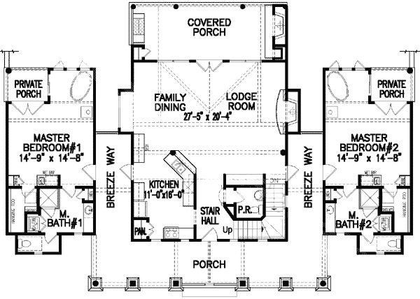 homes for sale with two master bedrooms House plans with two master bedrooms