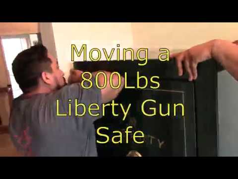 how to move a safe downstairs Moving a 800lbs liberty gun safe downstairs