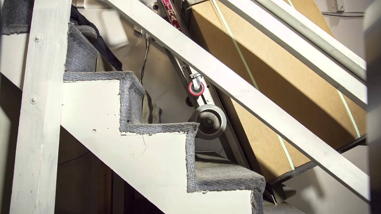 how to move a safe upstairs Stairs safes downstairs
