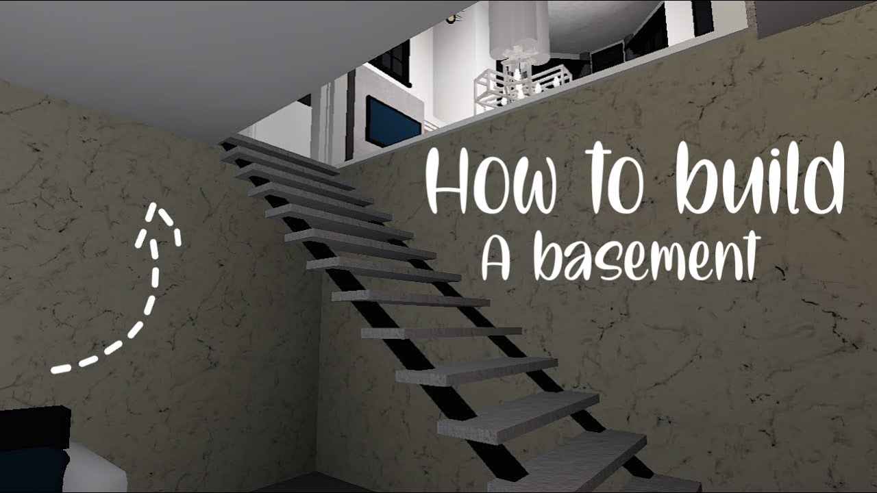 how to put stairs in basement bloxburg How to add stairs your basement in bloxburg