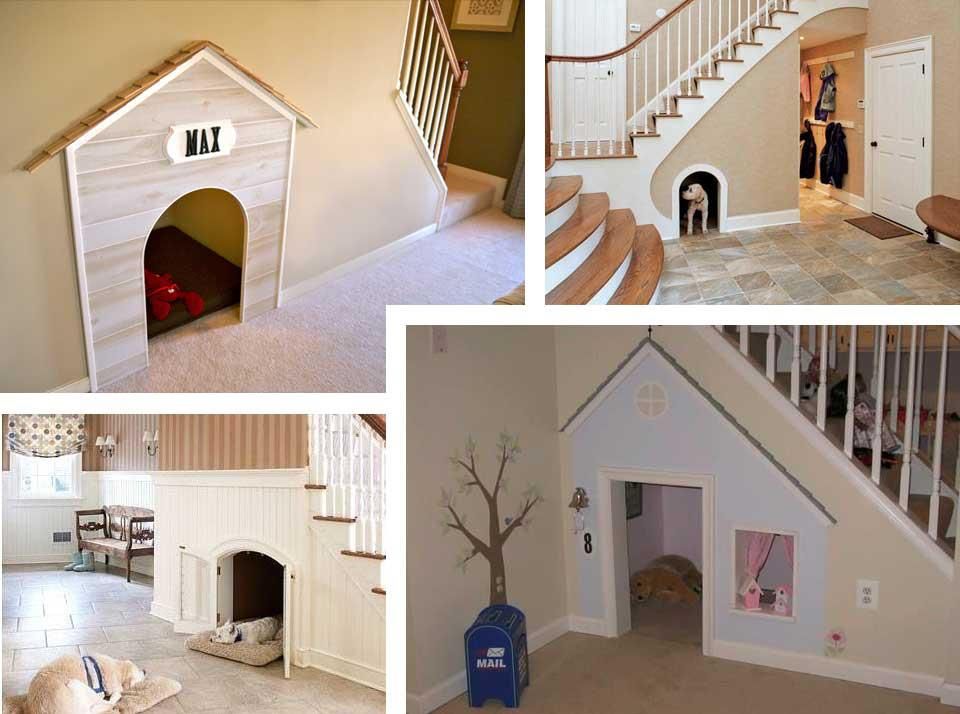 indoor dog house with stairs Under the stairs indoor dog house loveandkissespetsitting