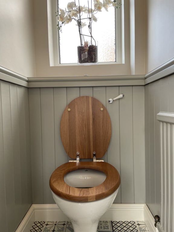 john lewis baby toilet seat John lewis & partners fsc oak antibacterial soft close toilet seat