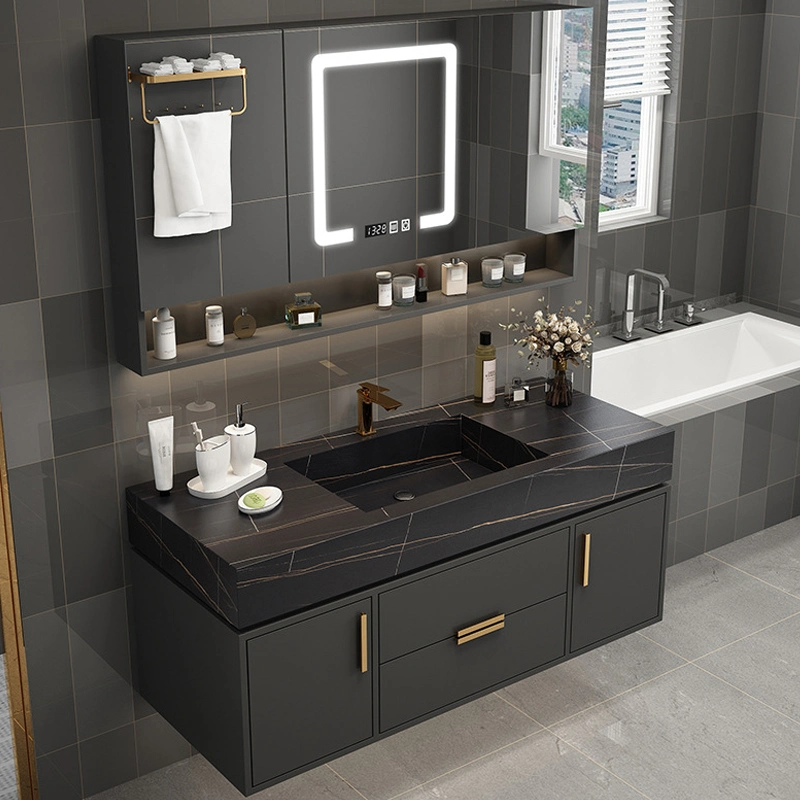 luxury bathroom vanity furniture Luxury bathroom vanity furniture with double basin