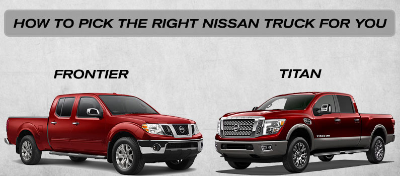 Nissan Frontier vs. Nissan Titan – Pilih Pick-up Nissan Anda