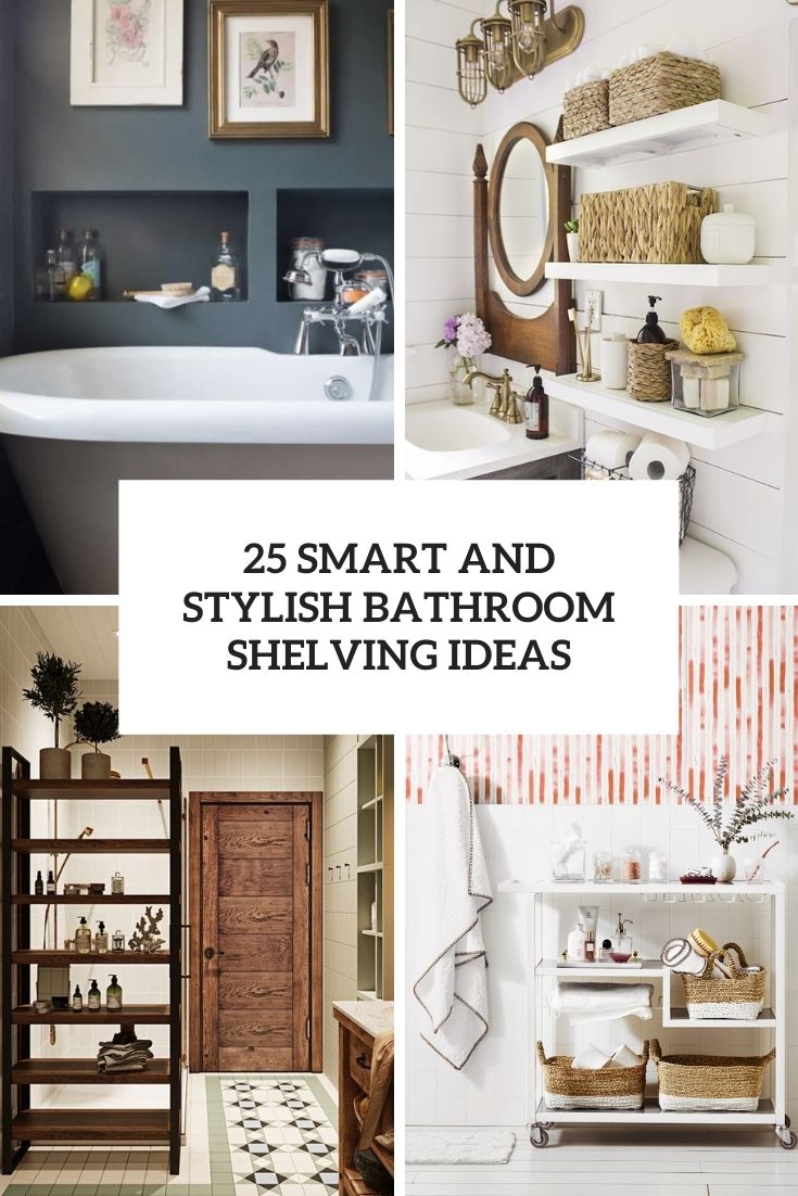 over the toilet open shelves 25 smart and stylish bathroom shelving ideas
