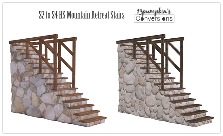 sims 4 wall under stairs Stairs sims deco mountain retreat s4 s2 hs tumblr attic downloads objects build sims4updates