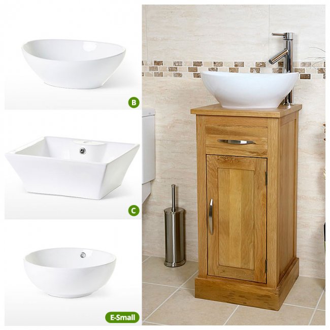 small cloakroom sink with cabinet Brand new small cloakroom sink