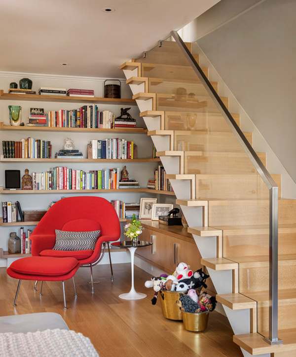 small under stairs ideas Stairs under designs spectacular staircase space blow mind steps shelves