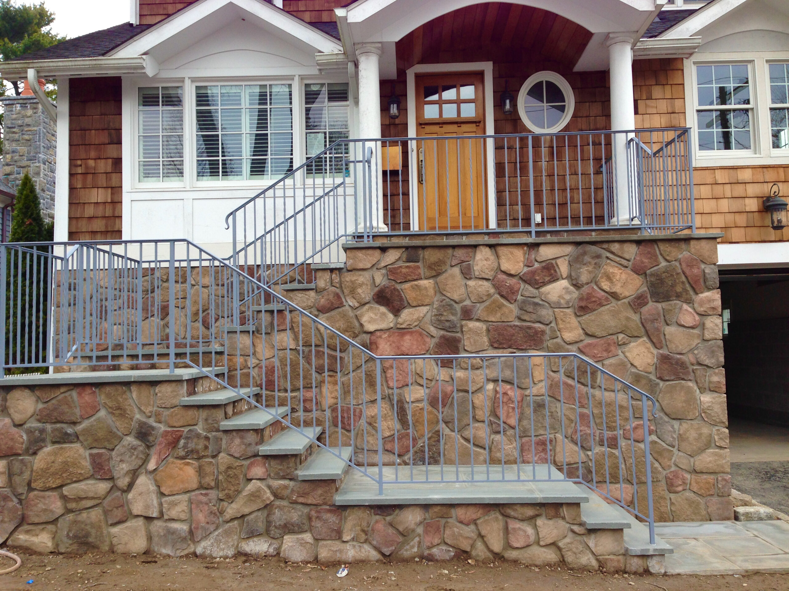 stairs in front of house Stairs progress front house