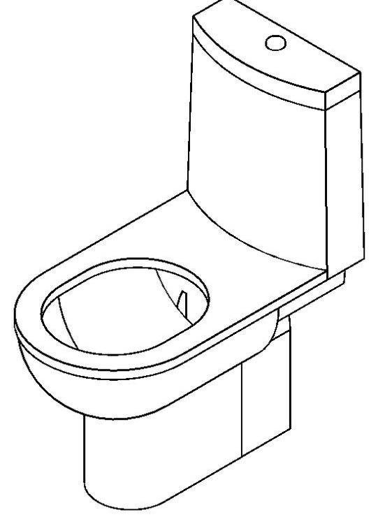 toilet 3d cad file Toilet 3d model dwg autocad cad advertisement