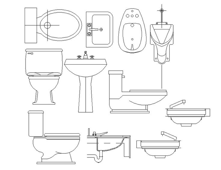 toilet bowl section dwg Pin on design