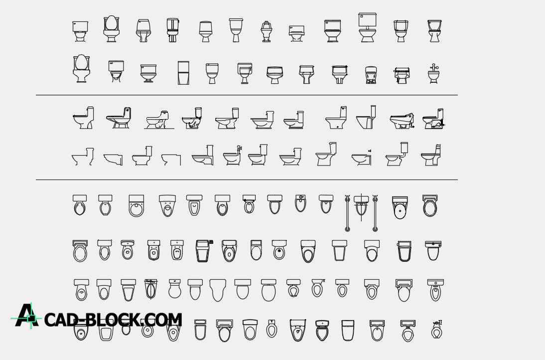 toilet dwg cad block Pin en technical information