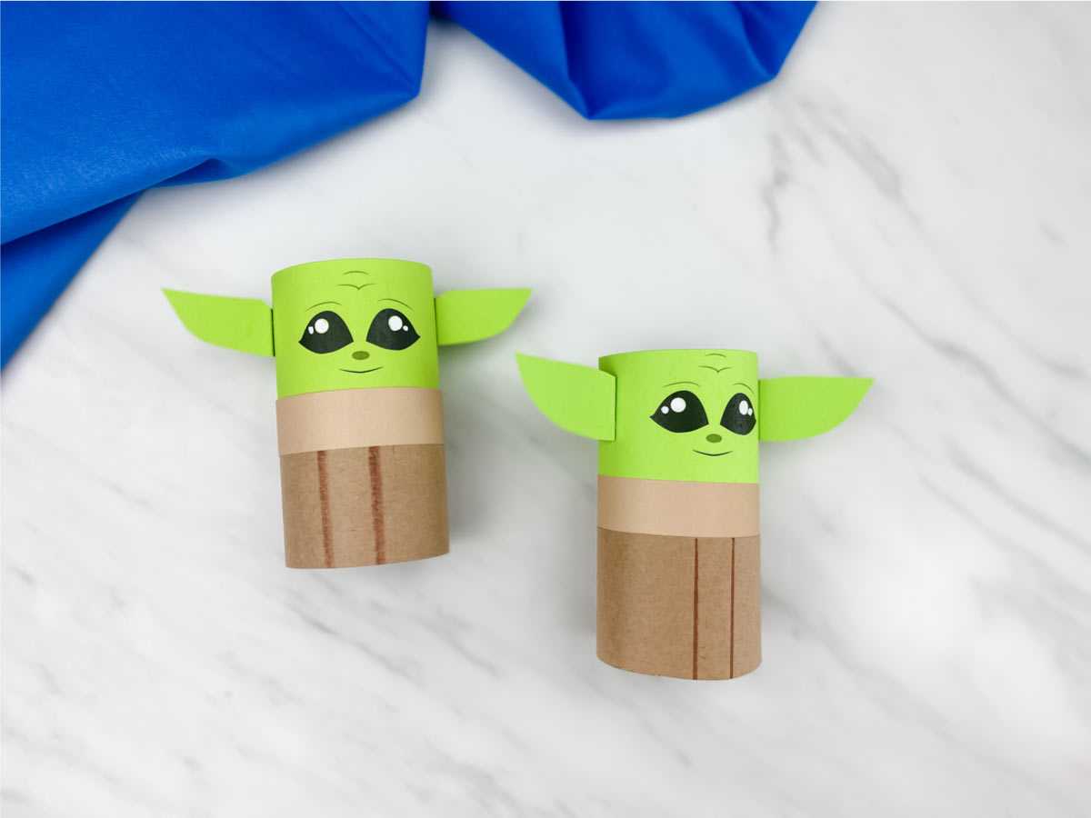 toilet paper baby rolls Yoda craft simpleeverydaymom