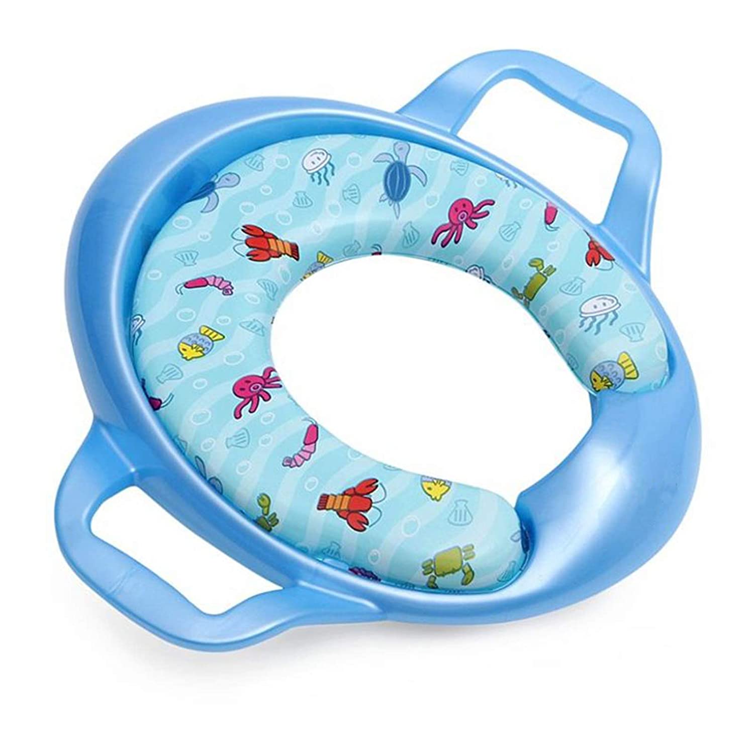 toilet seat for 4 month baby Baby soft toilet training seat cushion child seat with handles baby