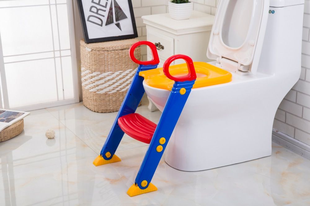 toilet seat with step baby bunting Image potty training seat ladder step up potty seat toilet contoured
