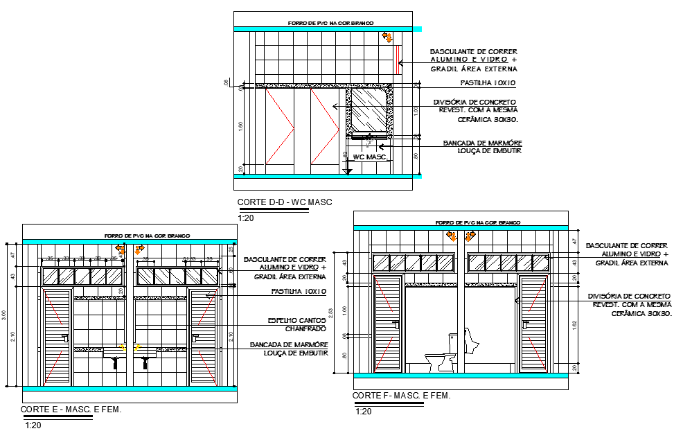 toilet section detail dwg Section dwg cadbull