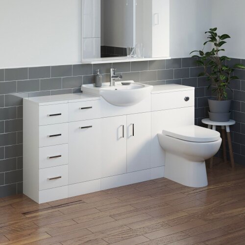 toilet sink and cabinet Toilet unit laundry vanity bathroom basin drawer sink storage cabinet gloss furniture drawers essence shaped